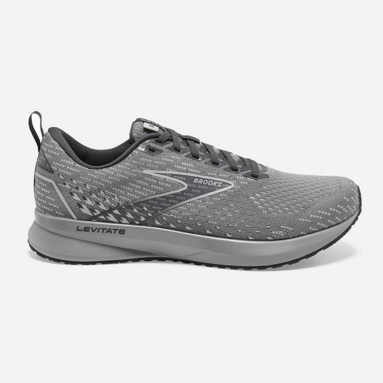 Brooks Women's Levitate 5 Road Running Shoes Singapore - Grey/Oyster/Blackened Pearl (43952-QUBA)